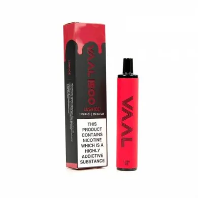 Одноразова Pod система Joyetech - VAAL 1500 50 мг 950 мАг (Lush Ice) - фото 1