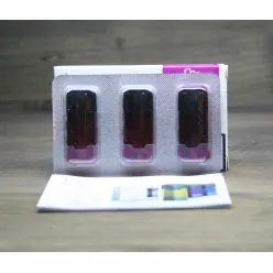 Комплект заправних атомайзерів JWell - BO Caps x3 Fruit Red Light 16mg