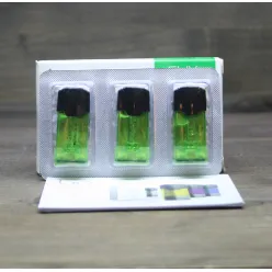 Комплект заправних атомайзерів JWell - BO Caps x3 Mint Icy Mint 8mg