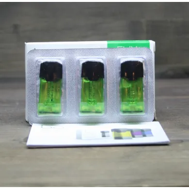 Комплект заправних атомайзерів JWell - BO Caps x3 Mint Icy Mint 8mg - фото 1