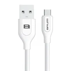 Кабель BRUM - Classic U001m USB - MicroUSB 2.1 А 1м (Білий)