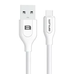 Кабель BRUM - Classic U001t USB - Type-C 2.1 А 1м (Білий)