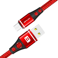 Кабель BRUM - Durable U014m USB - MicroUSB 2.4 А 1м (Червоний)