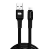 USB - MicroUSB 2.1 А 1м Чорний