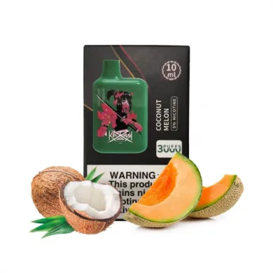 Одноразовая Pod система Katana - 3000 = Coconut Melon = 650mah 50mg - фото 1