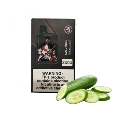 Одноразовая Pod система Katana - 3000 = Cucumber = 650mah 50mg - фото 1