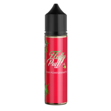 Жидкость для электронных сигарет Fluffy Puff - Kiwi & Pomegranate 60ml 1,5mg - фото 1