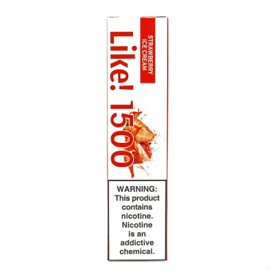 Одноразовая Pod система Joyetech - Like! 1500 50 мг 1100 мАч (Strawberry Ice Cream) - фото 1