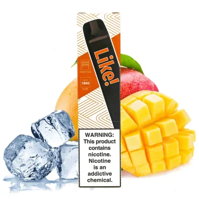 Одноразова Pod система Joyetech – Like! 1800 50 мг 900 мАг (Mango Ice) - фото 1
