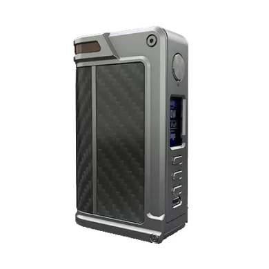 Бокс мод Lost vape - Paranormal DNA 250C TC Silver (Black Grey Kevlar+Carbon Fiber) - фото 1