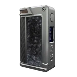 Бокс мод Lost vape - Paranormal DNA 250C TC Silver (Black Grey Kevlar+Chopped Carbon Fiber)
