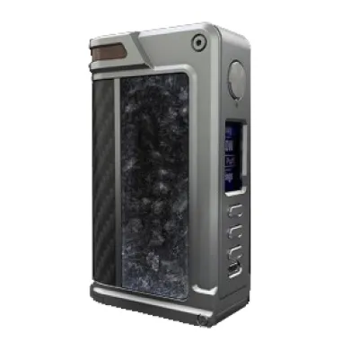 Бокс мод Lost vape - Paranormal DNA 250C TC Silver (Black Grey Kevlar+Chopped Carbon Fiber) - фото 1