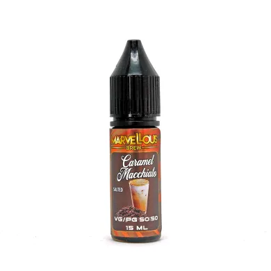Жидкость Marvellous - Caramel Macchiato Salt 15ml 35mg - фото 1