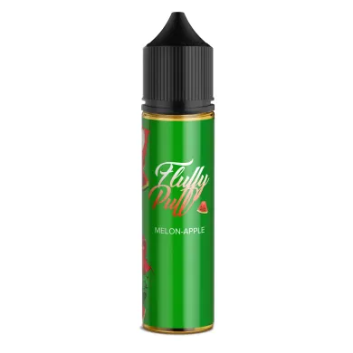 Жидкость для электронных сигарет Fluffy Puff - Melon Apple 60ml 0mg - фото 1