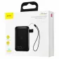Беспроводной повербанк Baseus - Mini S Bracket 10000 мАч (Black) - фото 4