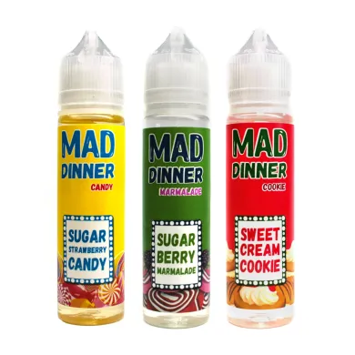 Рідина для електронних цигарок Набір Mad Dinner 60х3 ml 3 mg - фото 1