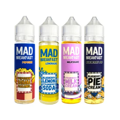 Рідина для електронних цигарок Набір Mad Breakfast 60х4 ml 1,5 mg - фото 1