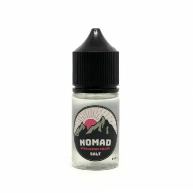Жидкость для электронных сигарет на основе солевого никотина Nomad - Strawberry Fields Salt 30ml 25mg - фото 1