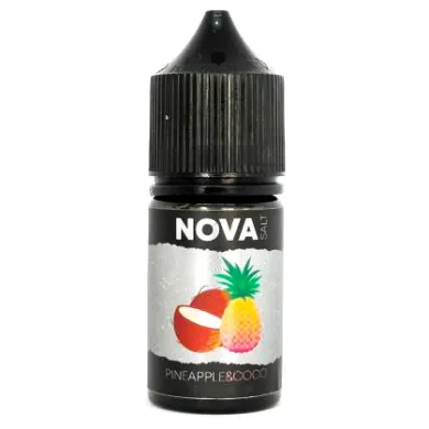 Рідина для електронних сигарет на основі нікотину сольового NOVA Salt - Pineapple Coco 30 ml 25 mg - фото 1