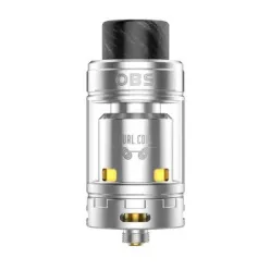 Бак для вейпу OBS - Crius 2 RTA Dual Coil Version Ø25 (Сріблястий)