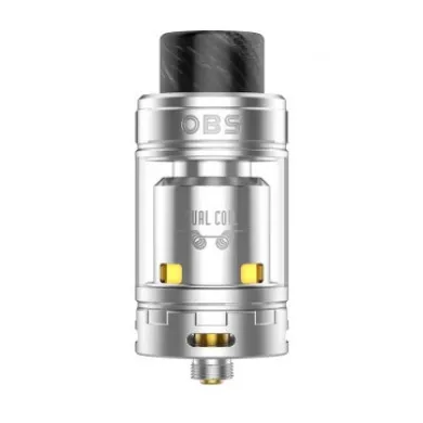 Бак для вейпу OBS - Crius 2 RTA Dual Coil Version Ø25 (Сріблястий) - фото 1