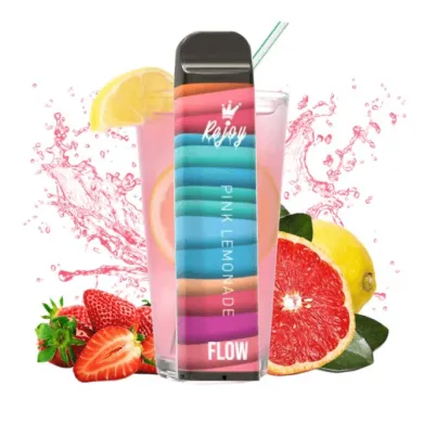 Одноразовая Pod система Rejoy Flow 1600 Disposable Pod Device 850 мАч 50 мг (Розовый лимонад) - фото 1