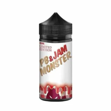 Жидкость для электронных сигарет Jam Monster - PB Strawberry Limited Edition 3mg 100ml - фото 1