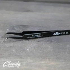 Металевий пінцет для укладання вати із звуженими кінцями