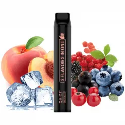 Одноразовая Pod система Quizz - NICPEN 1800 2 in 1 50mg 900mAh (Peach Ice - Mixed Berries)
