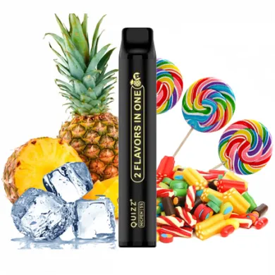 Одноразовая Pod система Quizz - NICPEN 1800 2 in 1 50mg 900mAh (Pineapple Ice - Gummy Bear) - фото 1
