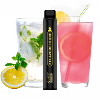 Одноразовая Pod система Quizz - NICPEN 1800 2 in 1 50mg 900mAh (Pink Lemonade Ice - Energy Drink Ice) - фото 1