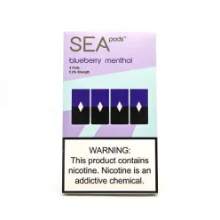 Картридж заправлений SEA Pods - Cartridge Bluberry Menthol 50 мг 1 мл (4 шт)