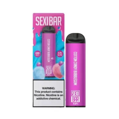 Одноразовая Pod система JuiceMan Sexibar Disposable Pod Device 50 мг (Cotton Candy Bubblegum) - фото 1