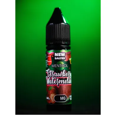 Рідина для електронних сигарет на основі нікотину сольового Flamingo New Salted - Strawberry Watermelon 15 ml 50 mg - фото 1