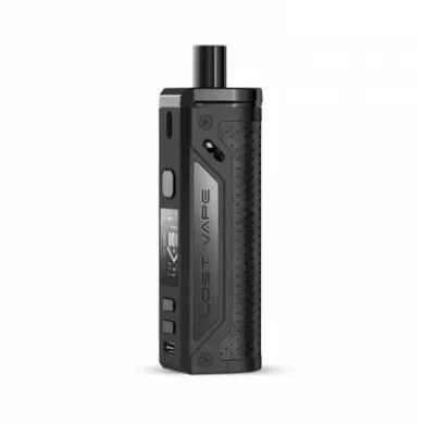 Под система Lost Vape - Thelema 80W Pod Mod Kit (Black Grain Leather) - фото 1