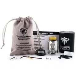 Дріпо-бак для вейпу Thunder Head Creations - Tauren BF RDTA Ø24 (Сріблястий)