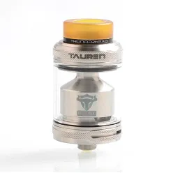 Бак для вейпу Thunder Head Creations - Tauren RTA Ø24 (Сріблястий)