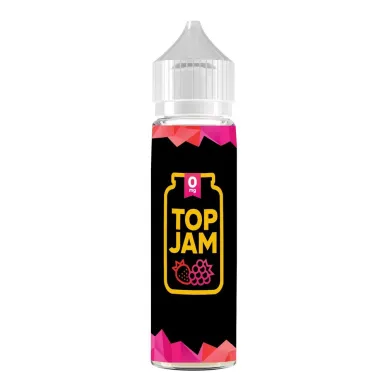 Жидкость для электронных сигарет Top Jam - Raspberry Strawberry 0 mg 60 ml - фото 1