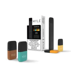Под система MYLE - Starter Kit 240mah (Jet Black) + 4 картриджа