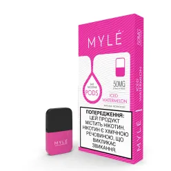 Картридж заправлений MYLE Pods - Cartridge Iced Water Melon 50 мг 0.9 мл (4 шт)