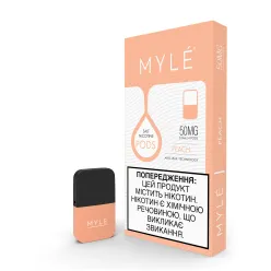 Картридж заправлений MYLE Pods - Cartridge Peach 50 мг 0.9 мл (4 шт)