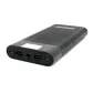 Універсальна мобільна батарея BRUM - BP006 16000 мАг (Black) - фото 3