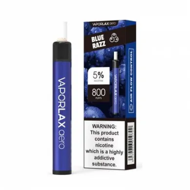 Одноразовая Pod система Vaporlax - Aero 800 = Blue Razz = 500mah 50mg - фото 1