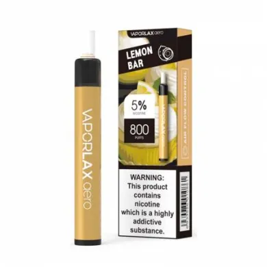 Одноразовая Pod система Vaporlax - Aero 800 = Lemon Bar = 500mah 50mg - фото 1