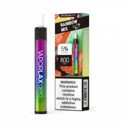 Одноразовая Pod система Vaporlax - Aero 800 = Rainbow Mix = 500mah 50mg