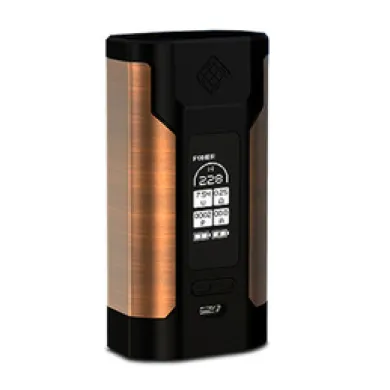 Бокс мод Wismec - Predator 228W TC (Чорний/Бронзовий) - фото 1