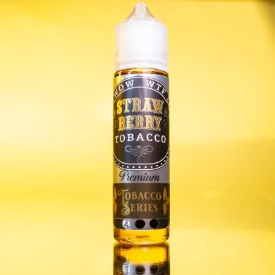 Рідина для електронних сигарет WTF? - WOW Strawberry Tobacco 60ml 6mg - фото 1