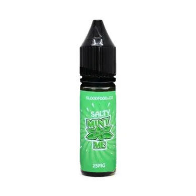 Рідина для електронних сигарет на основі сольового нікотину Blood Food Salty - Mint Me 25mg 15ml - фото 1