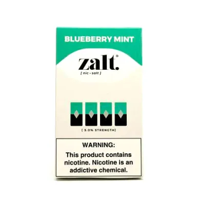 Картридж заправлений Zalt - Cartridge Blueberry Mint 50 мг 1 мл (4 шт) - фото 1