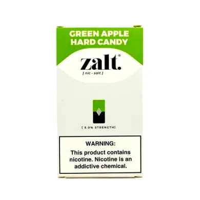 Картридж заправлений Zalt - Cartridge Green Apple Hard Candy 50 мг 1 мл (4 шт) - фото 1